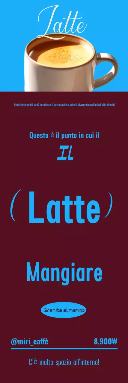 Pubblicità del Pink Modern Cafe