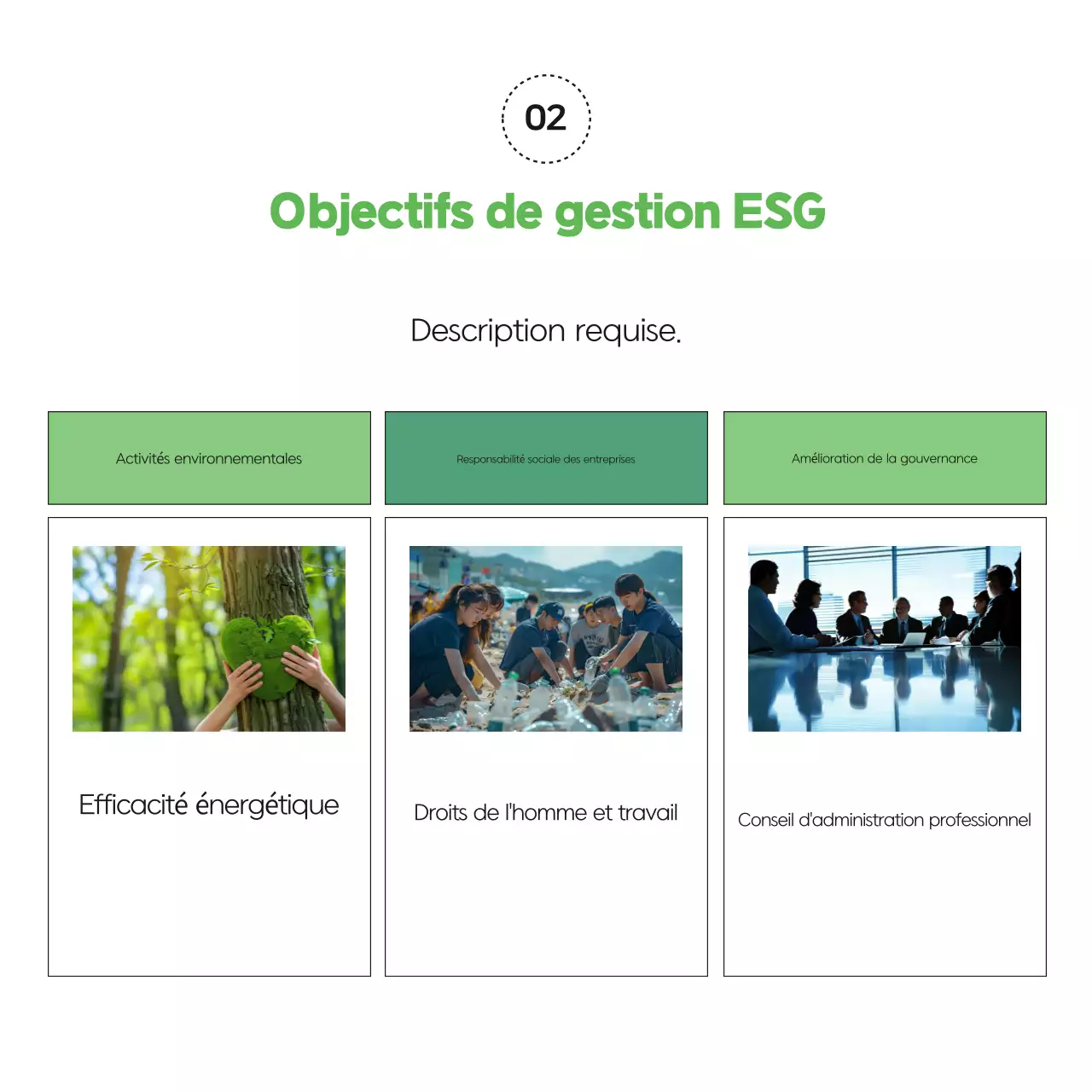 Analyse du rapport de gestion moderne et verte