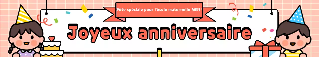 Célébration de l'anniversaire du bébé orange