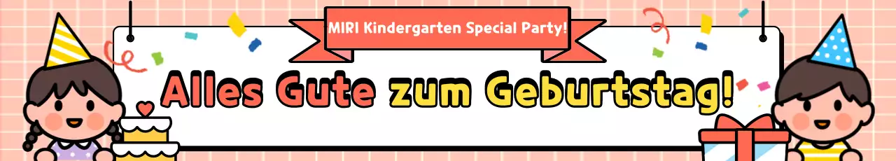 Orange Babys Geburtstagsfeier