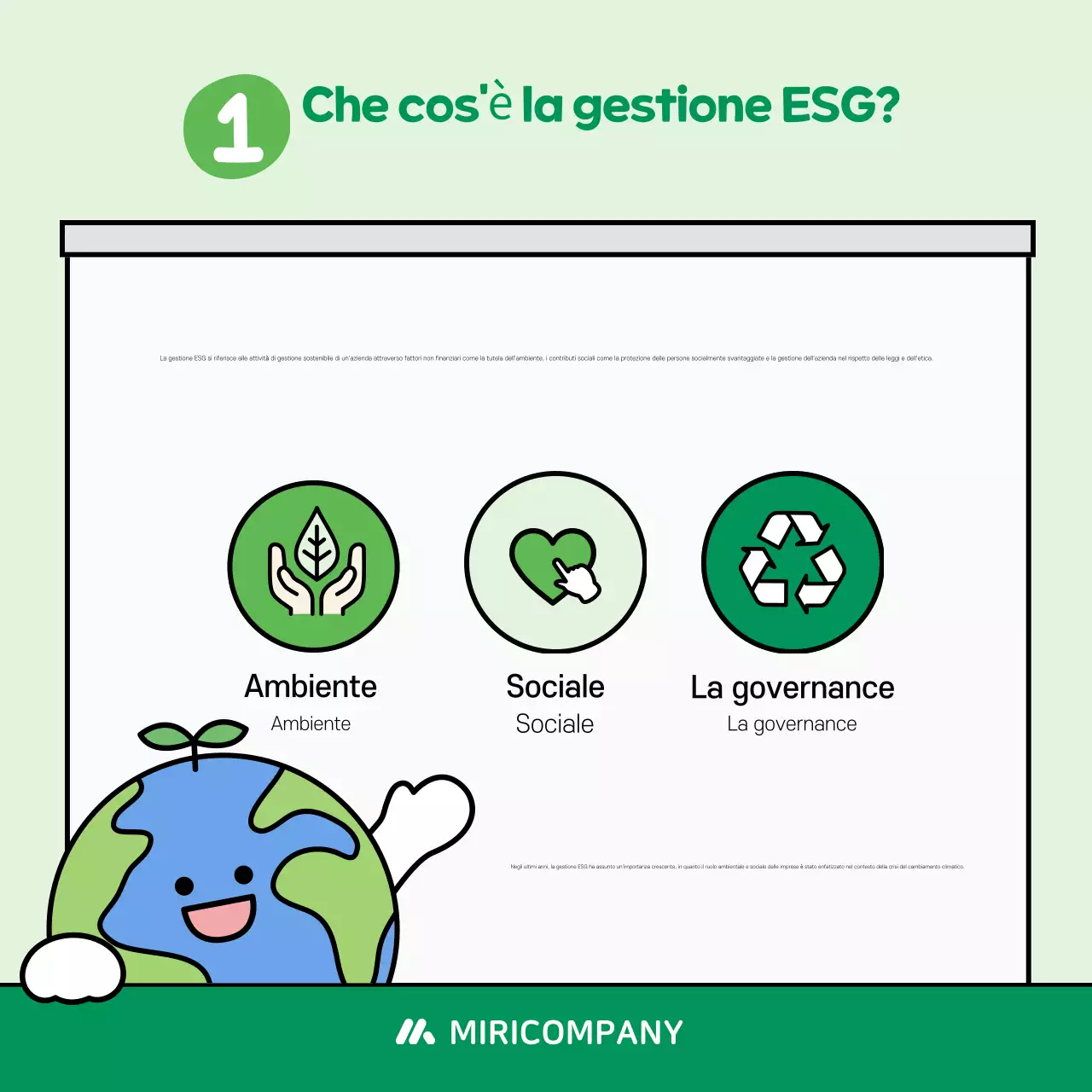 Campagna ambientale Mint Baby