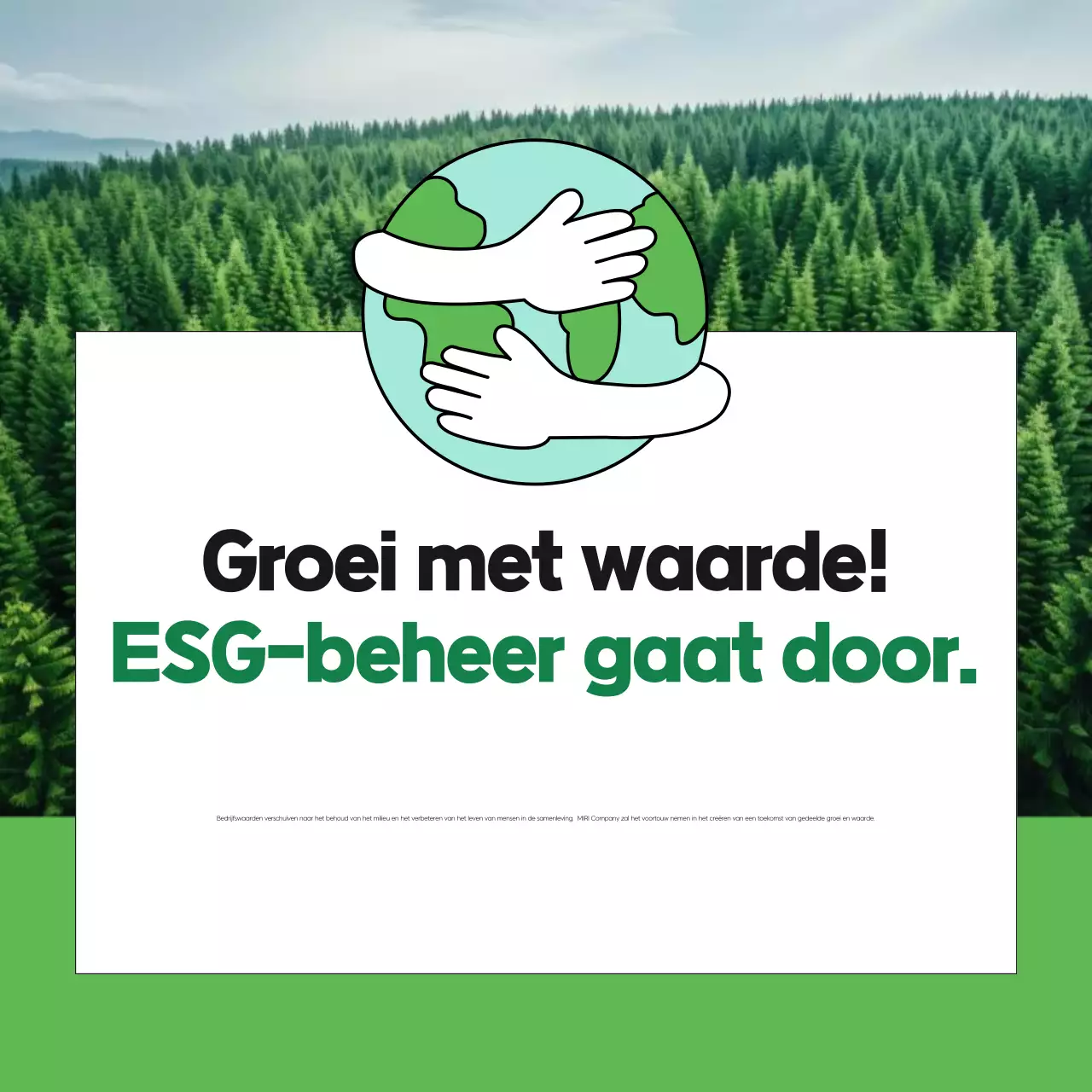 Analyse van het Green Modern Management Report