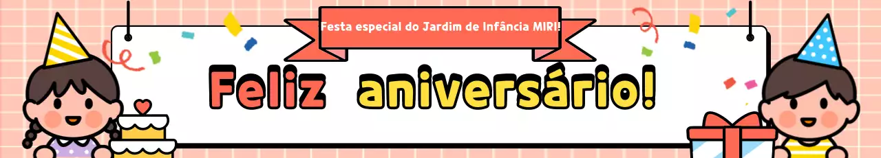 Comemoração do aniversário do bebê laranja
