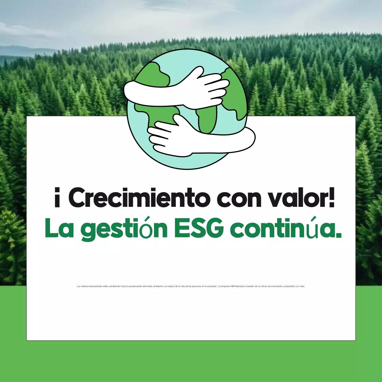 Análisis del informe de gestión moderna y ecológica
