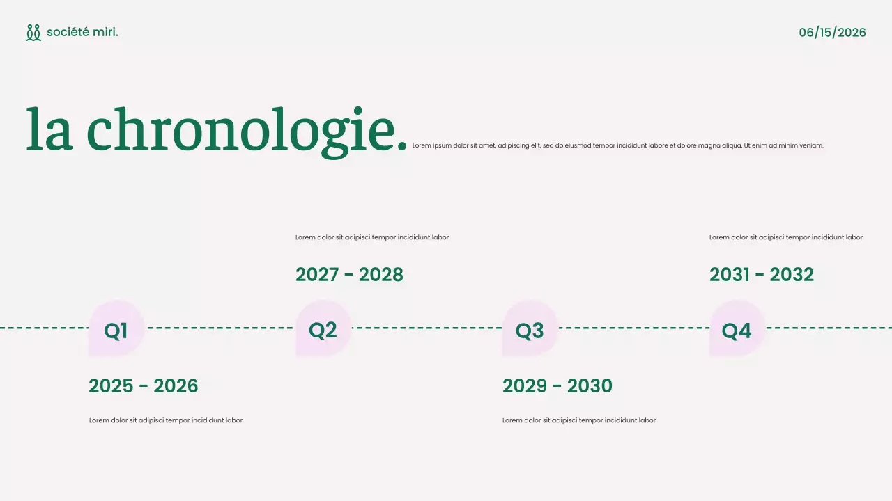 présentation marketing verte et moderne