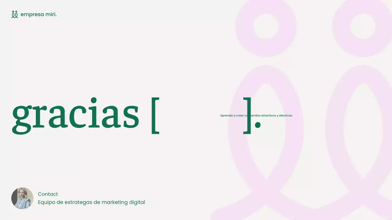 Presentación de marketing moderno y ecológico