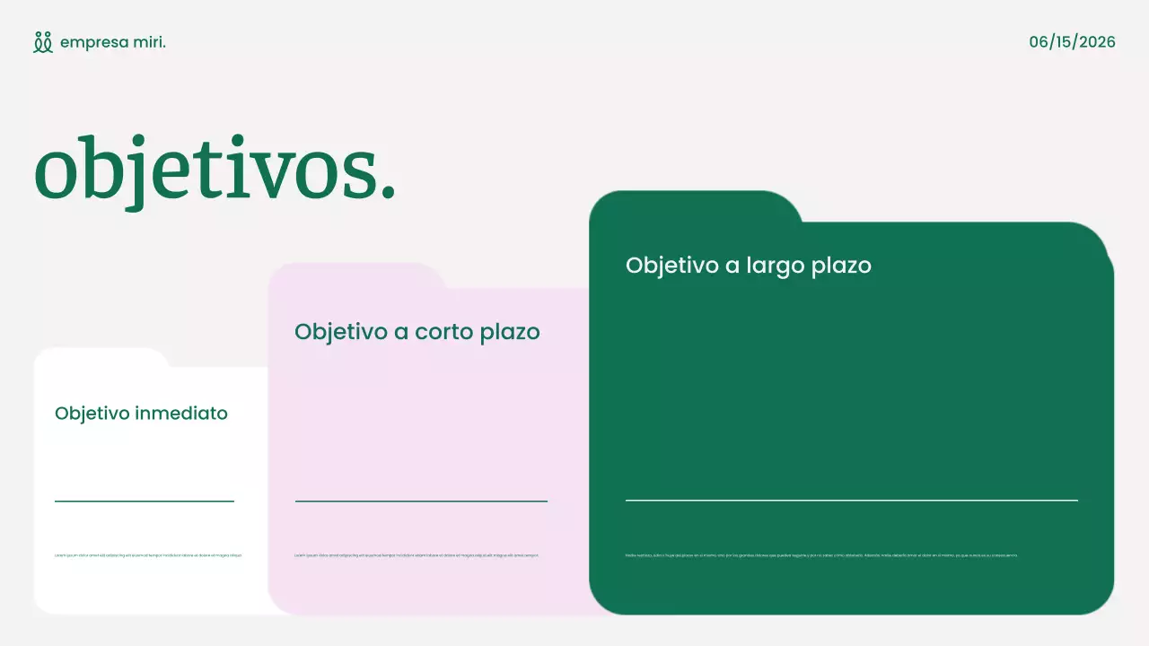 Presentación de marketing moderno y ecológico