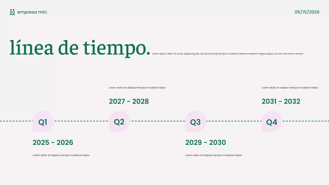 Presentación de marketing moderno y ecológico