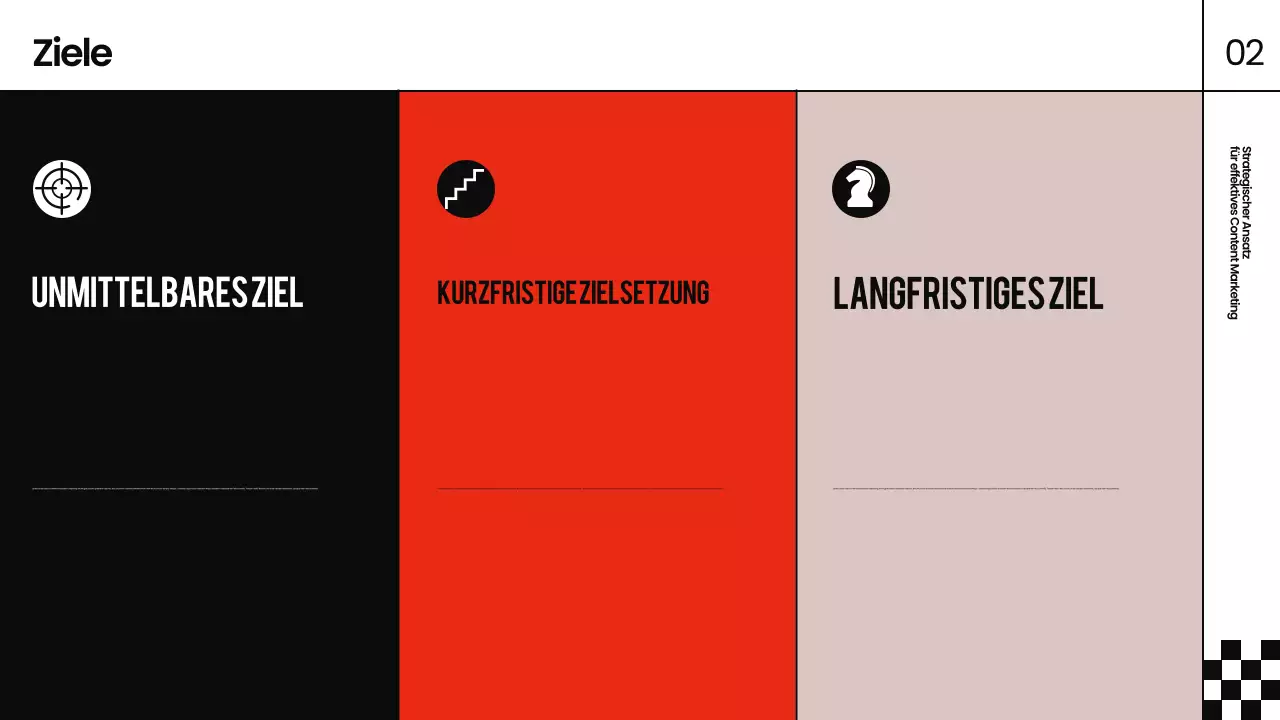 schwarzer moderner Marketingleitfaden