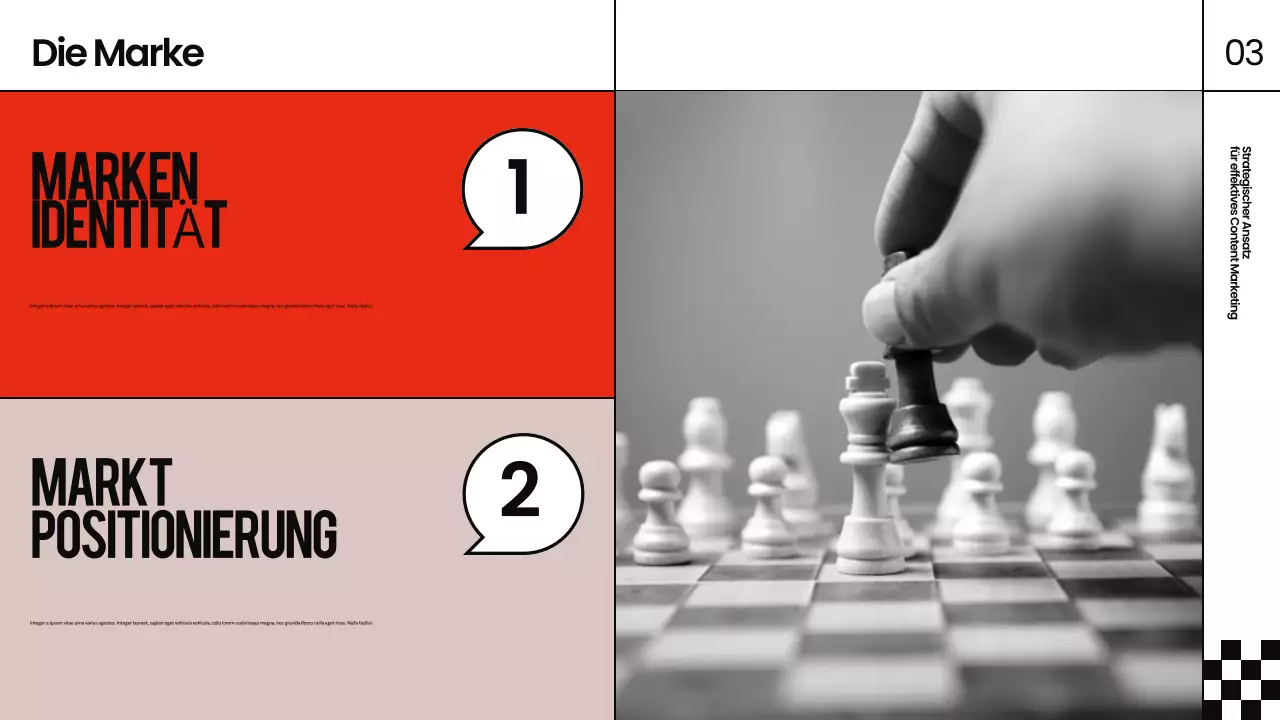 schwarzer moderner Marketingleitfaden