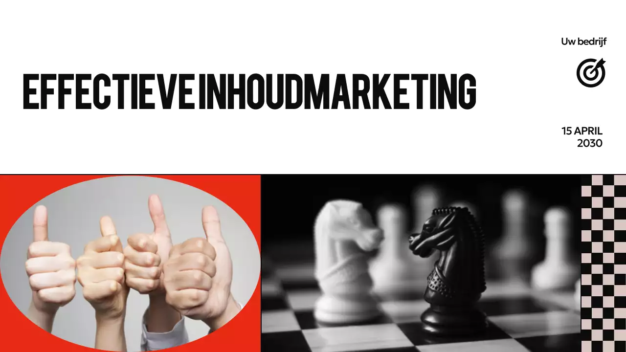 zwarte moderne marketinggids