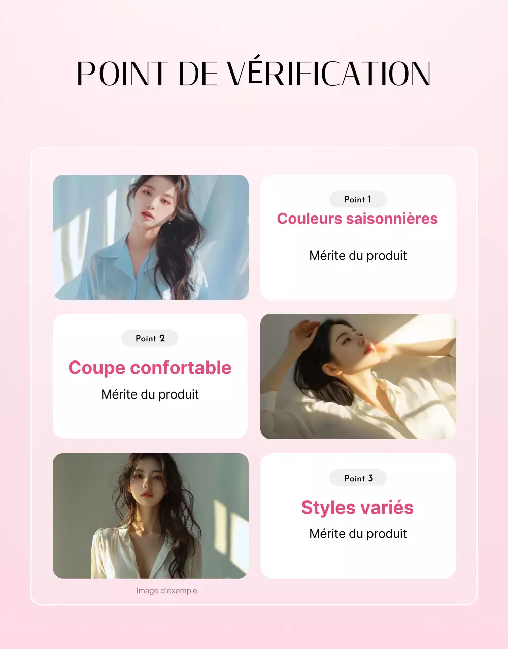 publicité de mode rose élégante