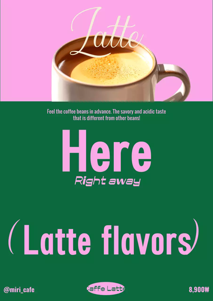 Sky Blue Pop Coffee Advertisement