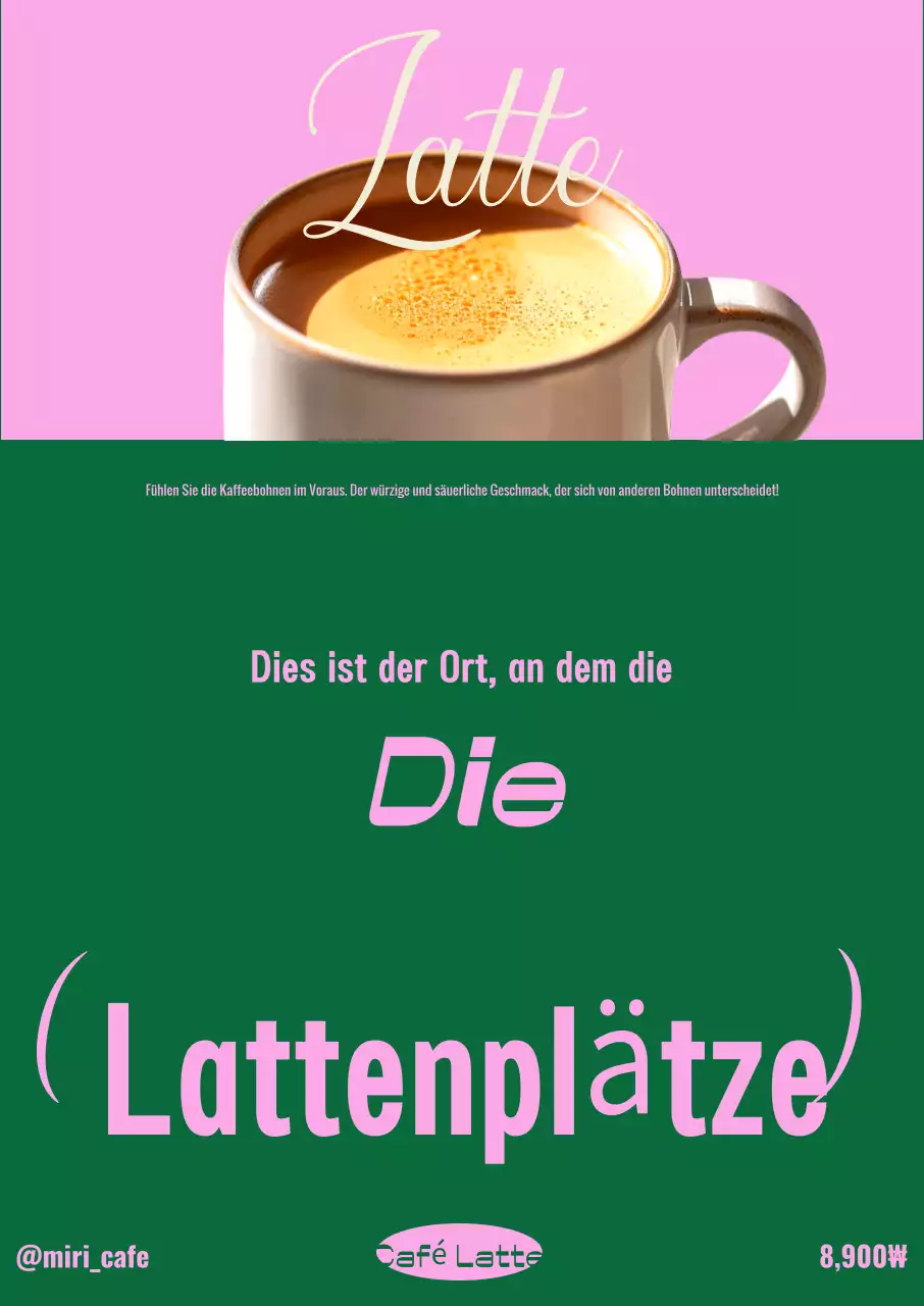 Sky Blue Pop Coffee-Werbung