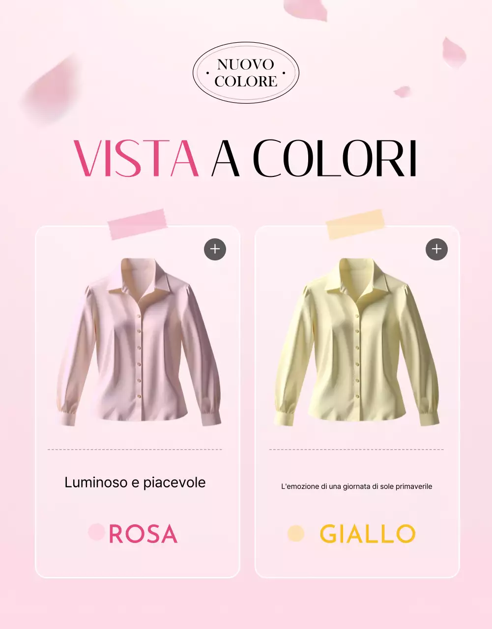 pubblicità di moda elegante rosa
