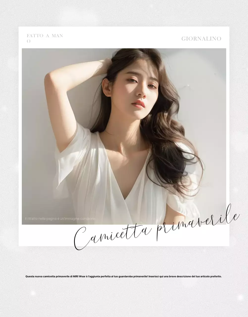 pubblicità di moda elegante rosa