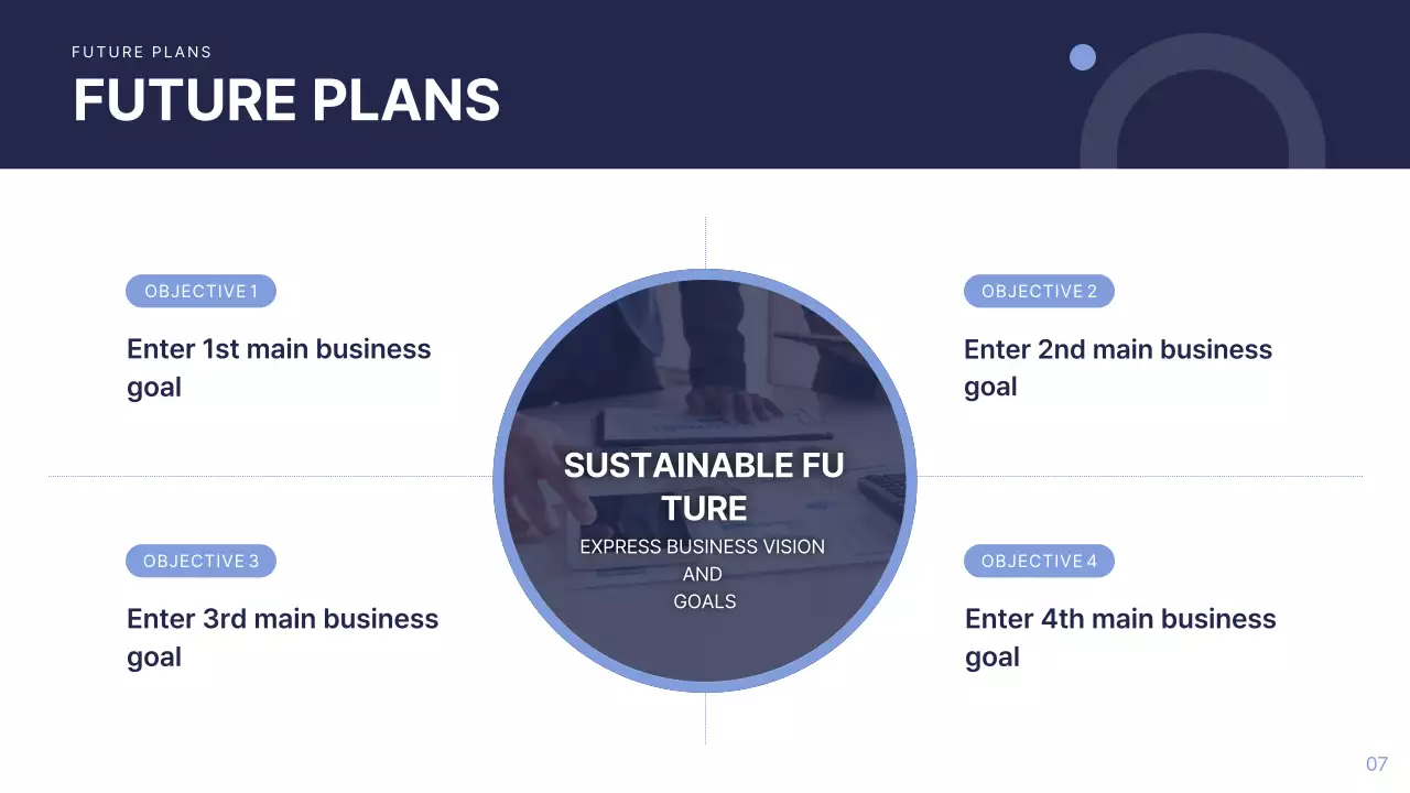 Blue Modern Business Report