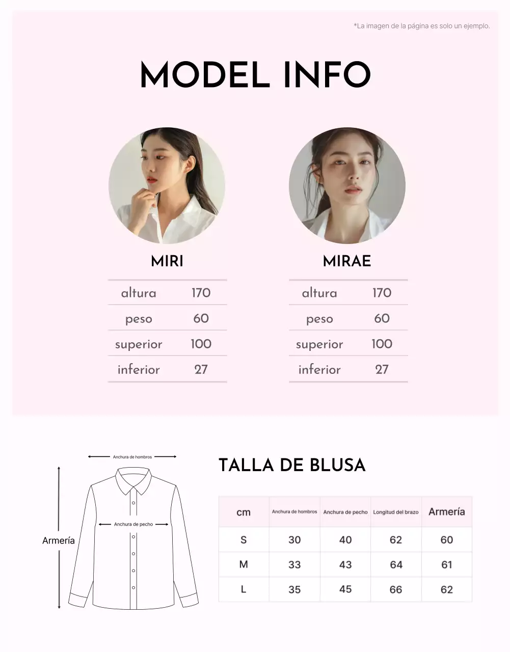 Anuncio de moda elegante en color rosa