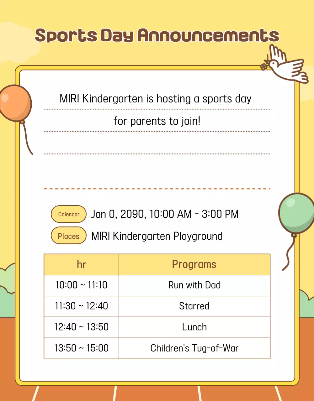 Panduan TK Yellow Baby