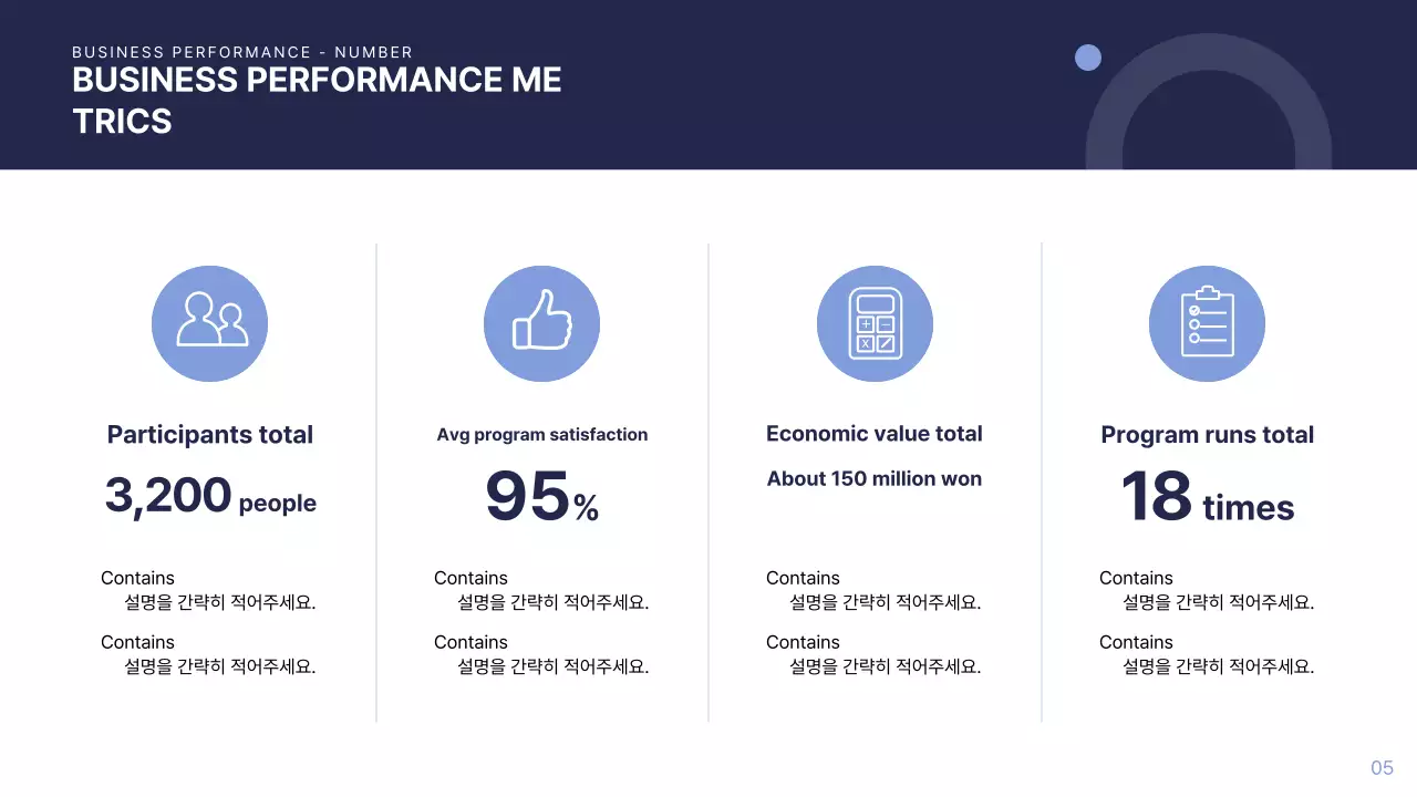 Blue Modern Business Report