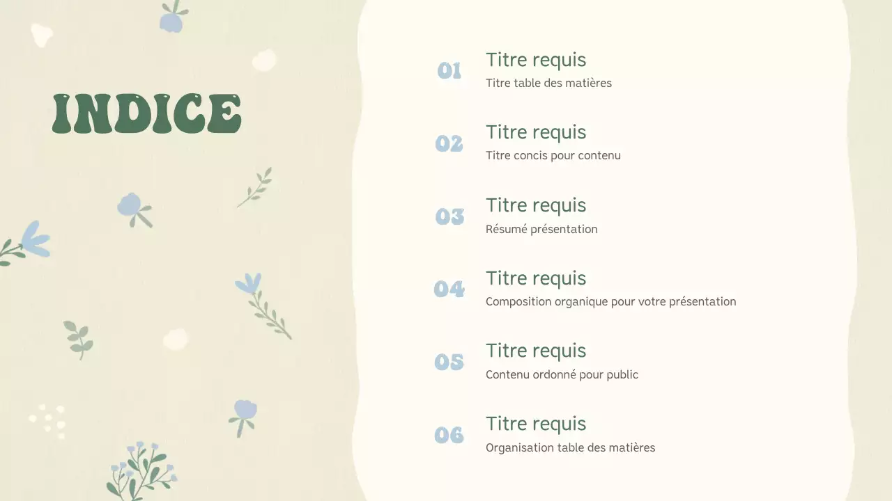 Planification de la présentation du bébé beige