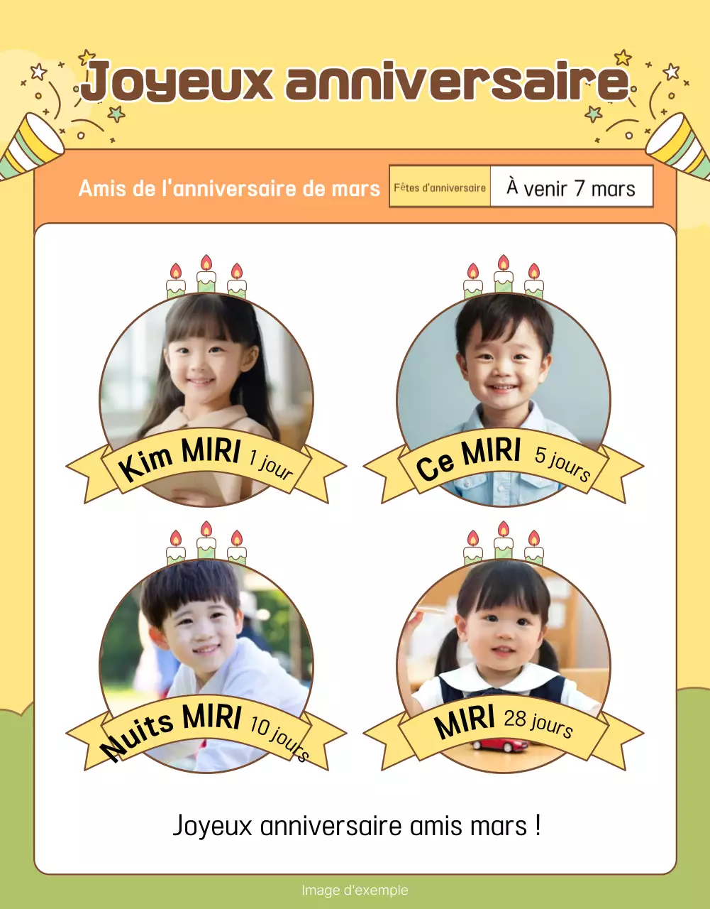 Guide de la maternelle Yellow Baby