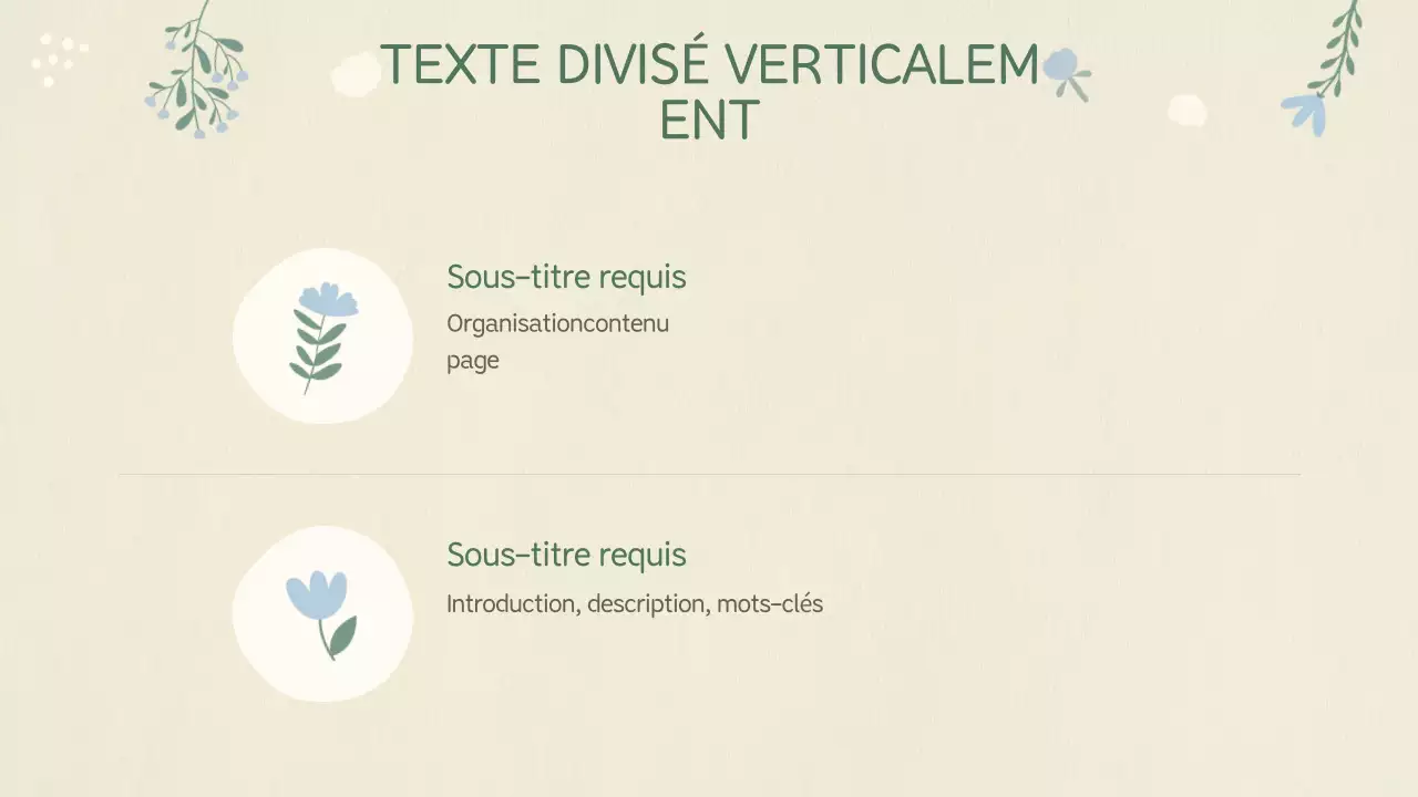 Planification de la présentation du bébé beige