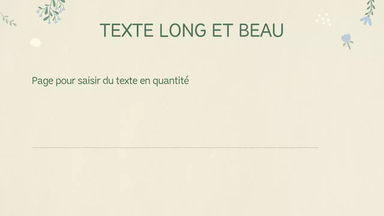 Planification de la présentation du bébé beige