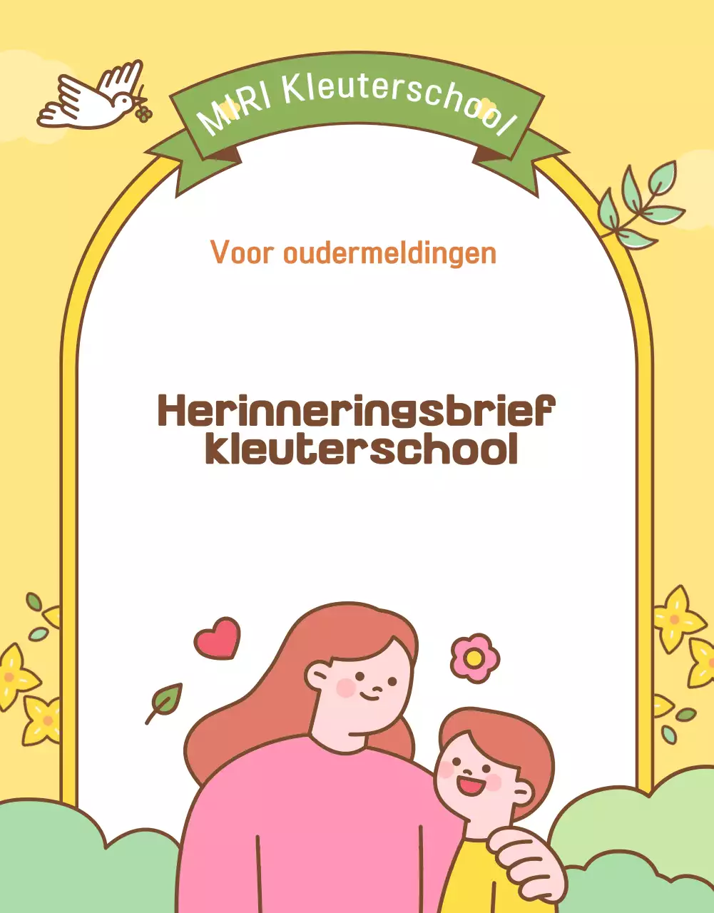 Gele baby kleutergids