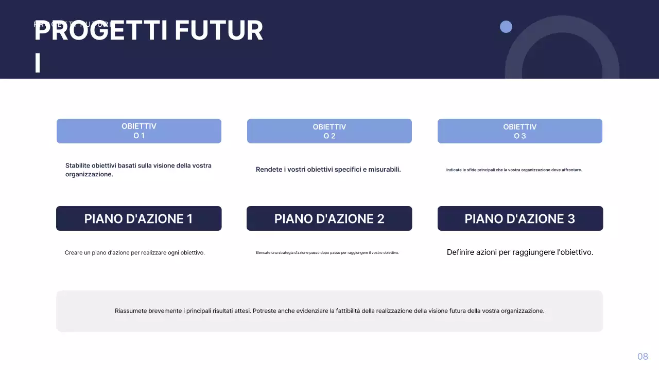 Rapporto aziendale moderno blu