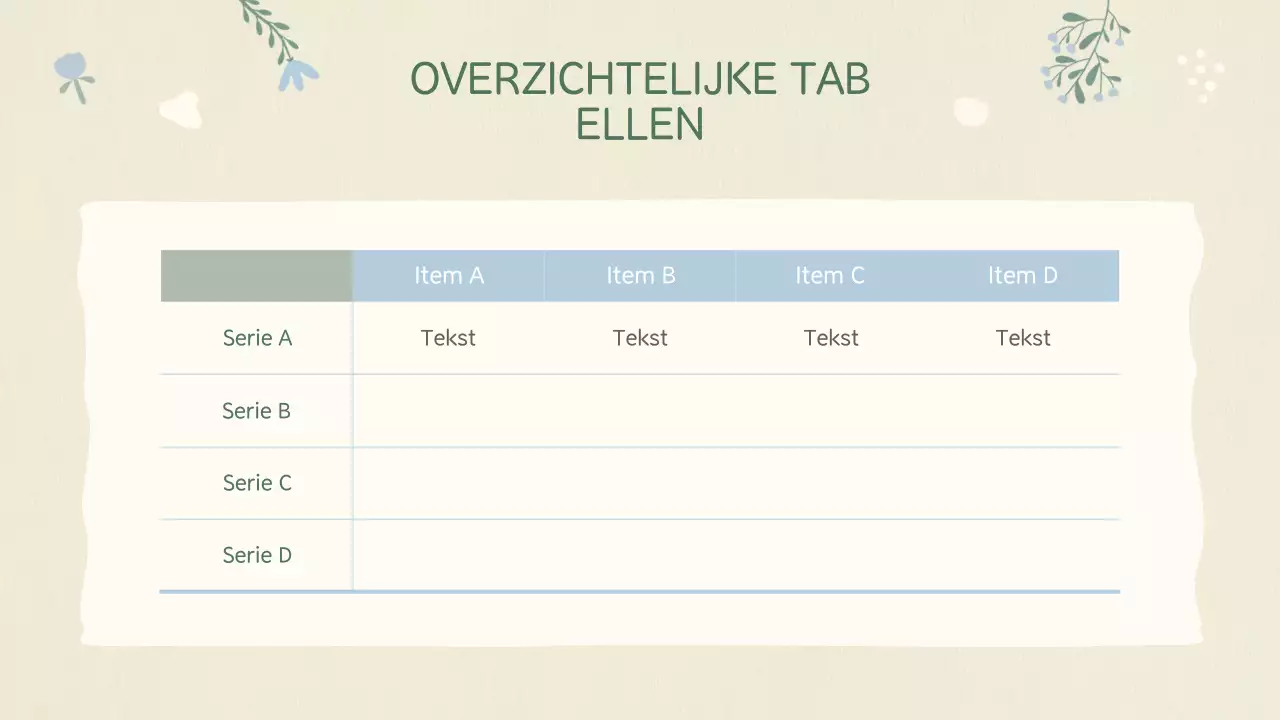 Beige Baby Presentatie Planning