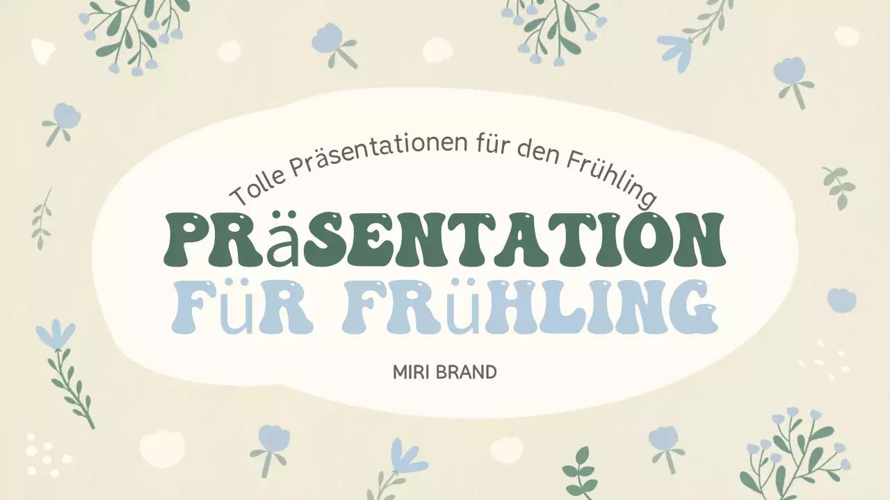 Beige Baby Präsentationsplanung