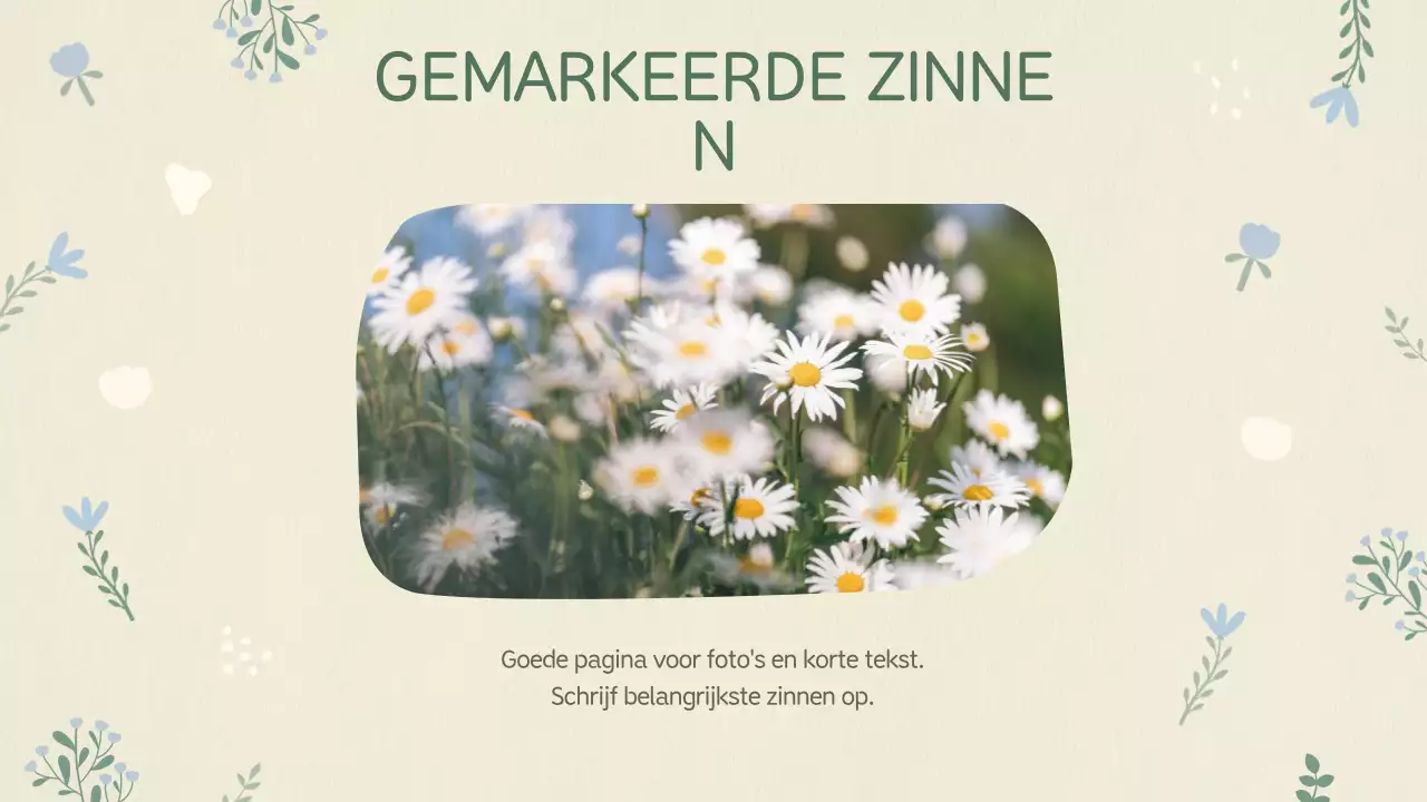 Beige Baby Presentatie Planning