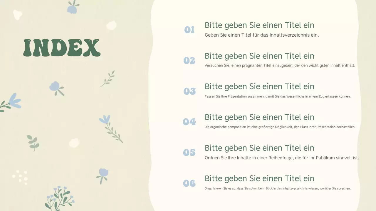 Beige Baby Präsentationsplanung