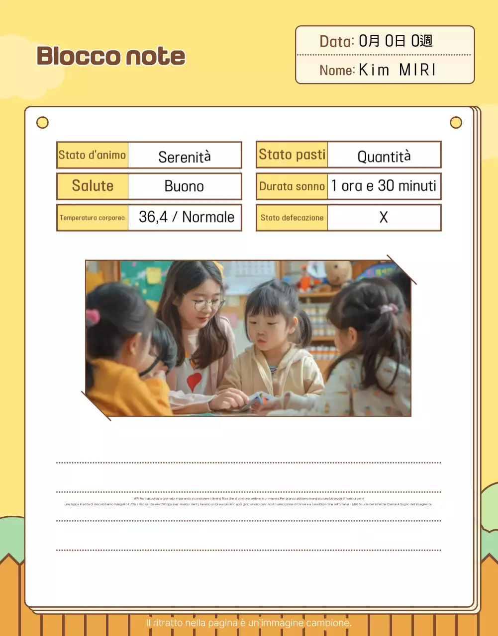 Guida per l'asilo nido Yellow Baby