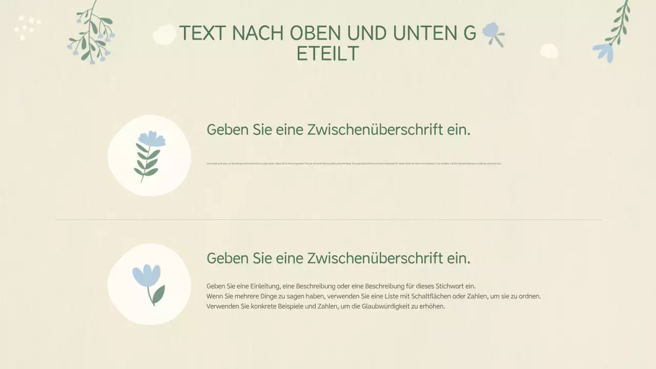 Beige Baby Präsentationsplanung