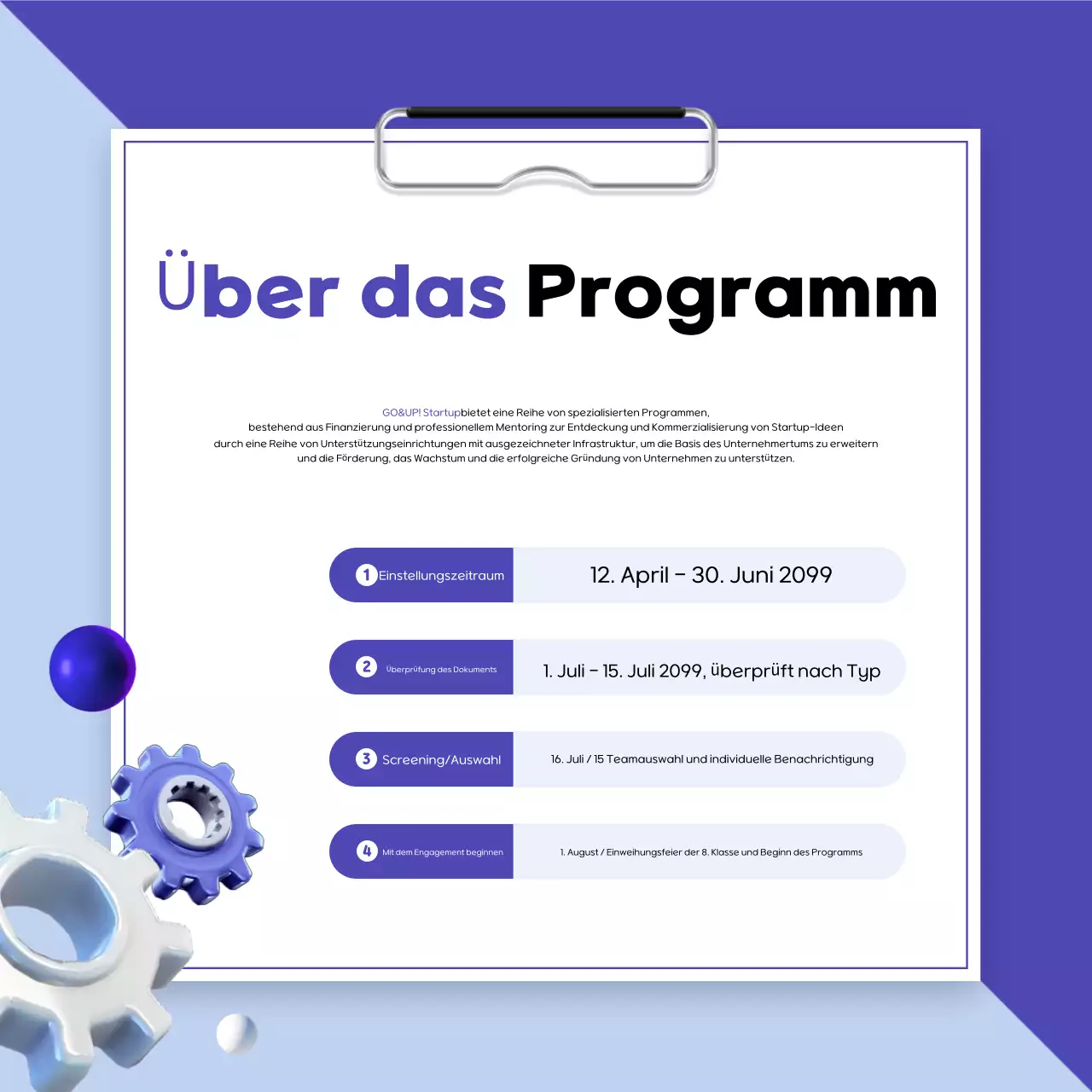 Leitfaden zum Sky Blue Modern Startup-Supportprogramm