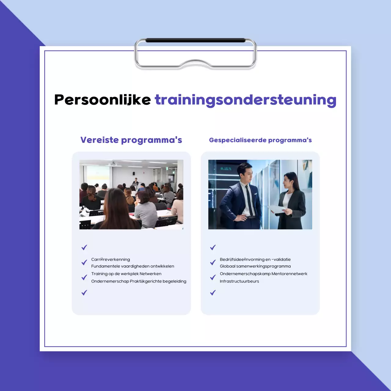 Sky Blue Modern Startup Support Program-gids