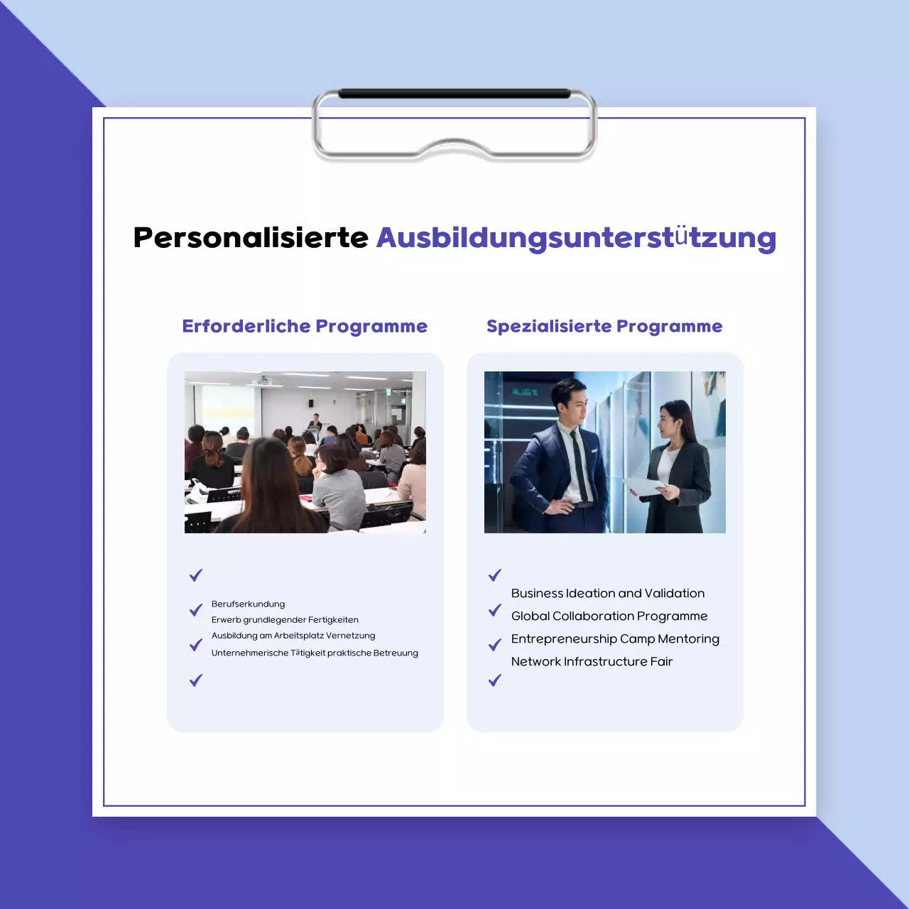 Leitfaden zum Sky Blue Modern Startup-Supportprogramm