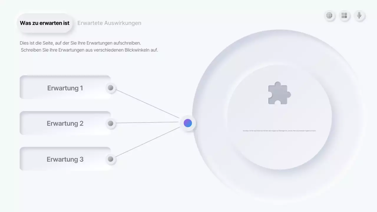 Beschreibung der White Clean-Präsentation