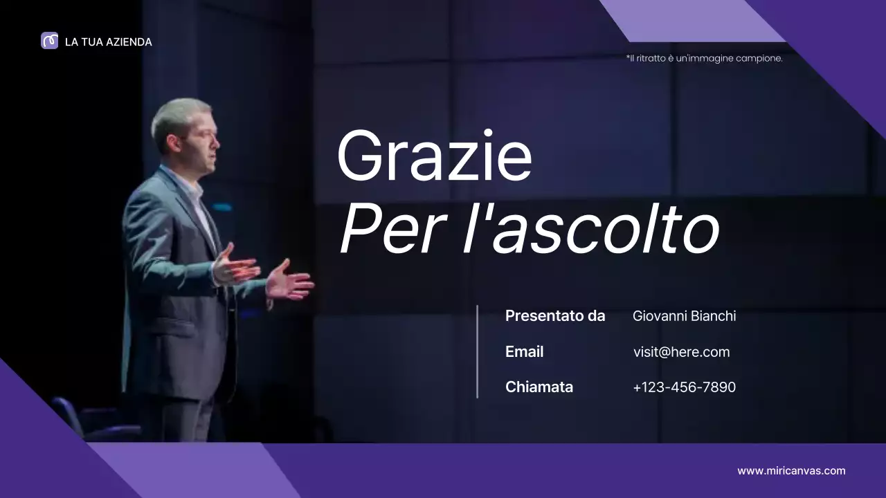 Presentazione della conferenza sulla leadership professionale viola