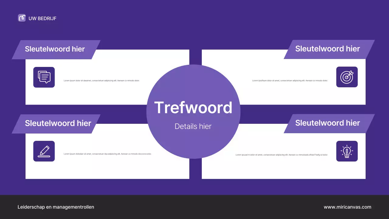 Purple Professional Leadership Lecture Presentatie