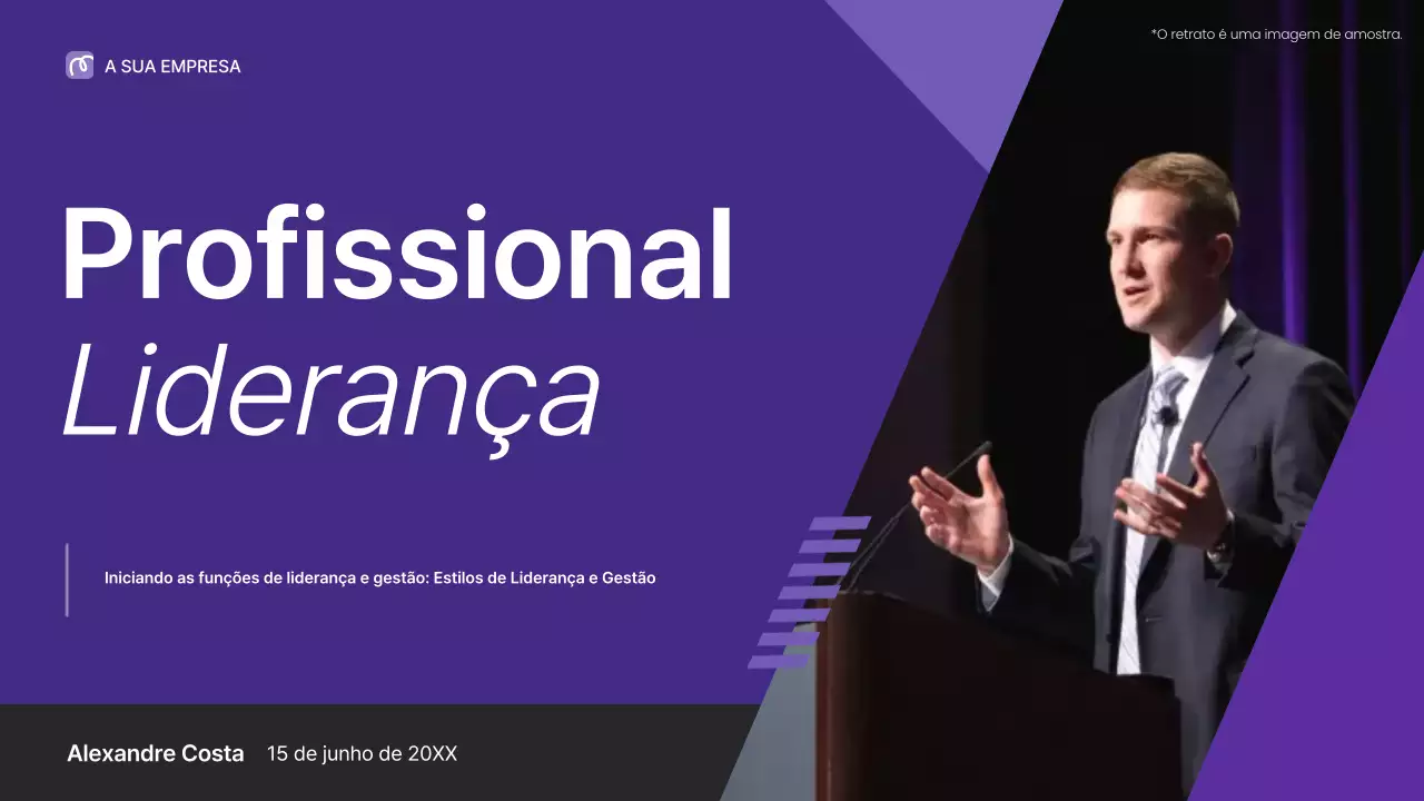 Palestra sobre Liderança Profissional Roxa