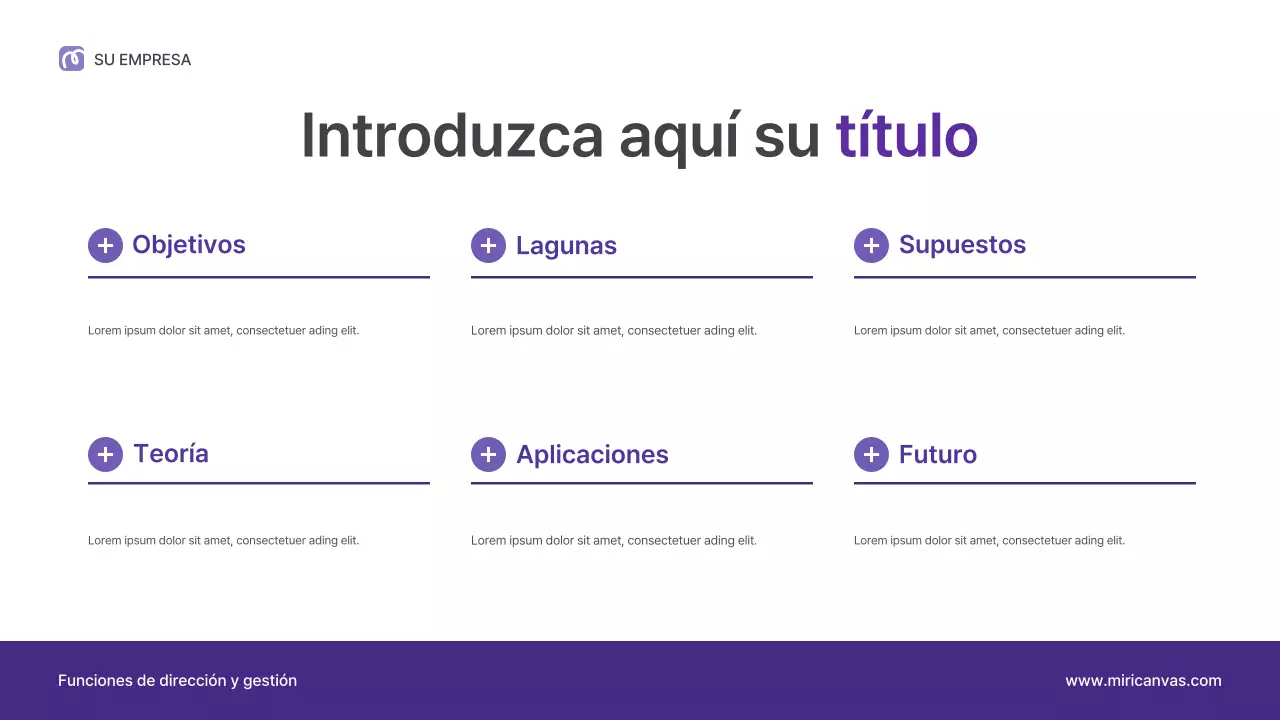 Presentación de la conferencia sobre liderazgo profesional púrpura