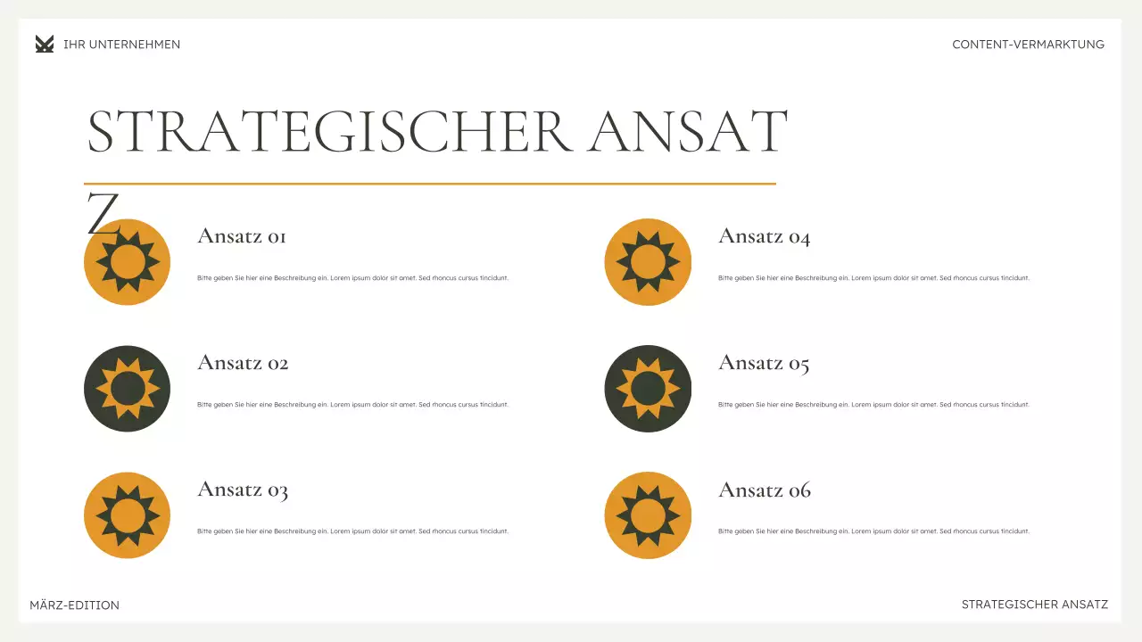 grüne moderne Marketingpräsentation