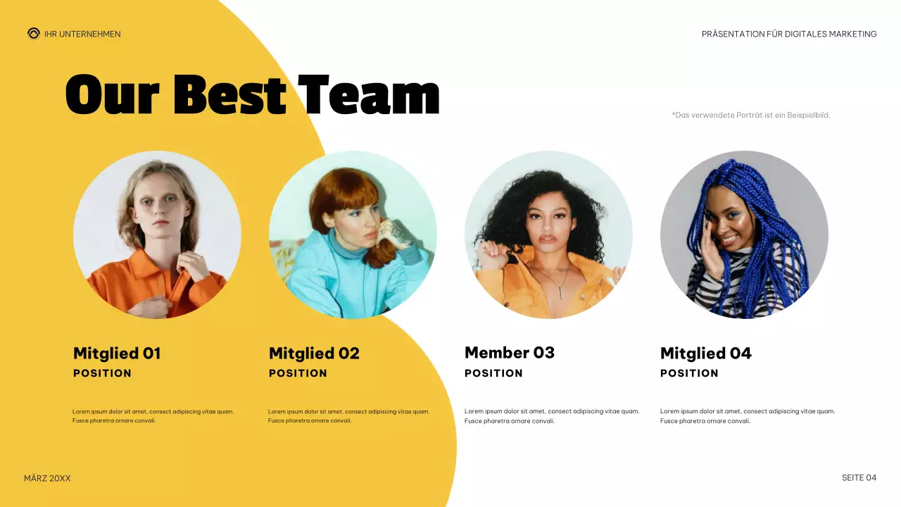 lila moderne digitale Marketingpräsentation