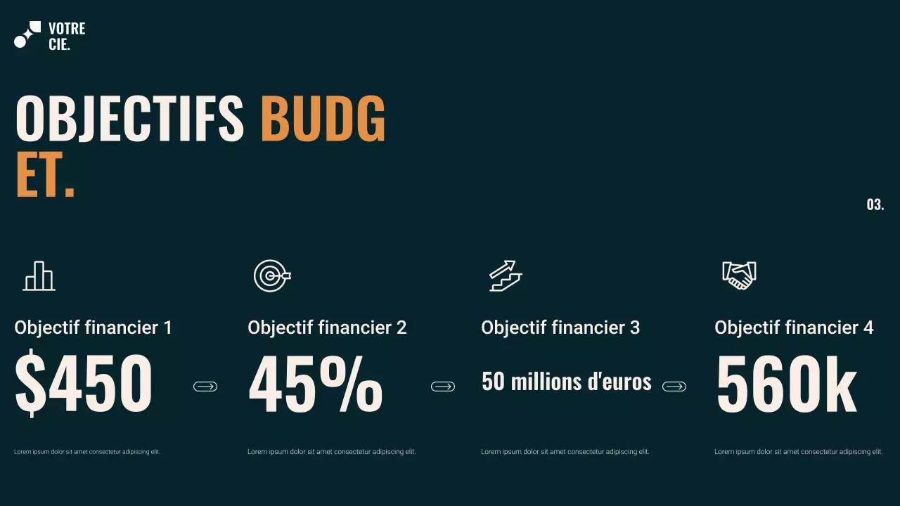 Guide de planification budgétaire moderne bleu sarcelle