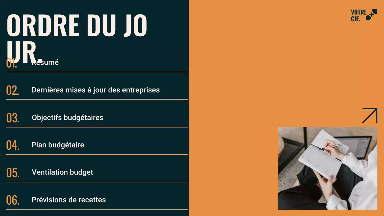 Guide de planification budgétaire moderne bleu sarcelle