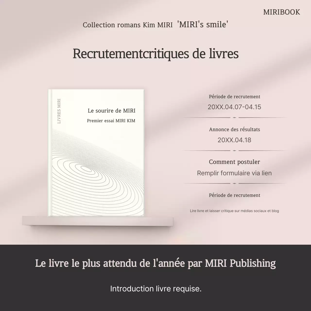 Recrutement Beige Modern Publishing