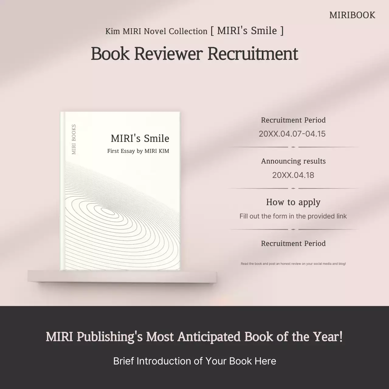 Tuyển dụng xuất bản hiện đại Beige